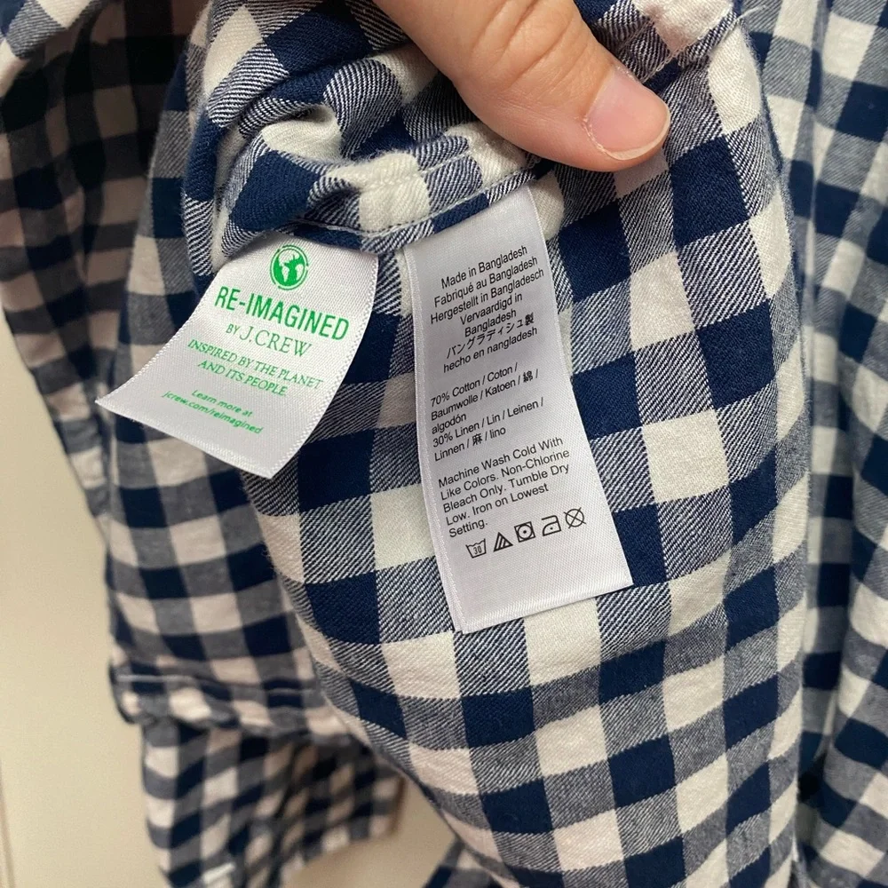 J. Crew plaid button up